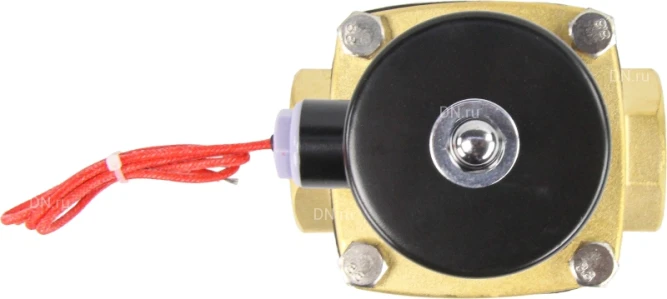 Клапан электромагнитный VS100-NT-NC-24VDC 1 1/2″ Ду40 Ру10, соленоидный двухходовой, корпус - латунь, уплотнение - NBR, резьбовой, нормально-закрытый, прямого действия, катушка - 24В в Алматы