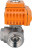 Кран шаровой BV3232P(4pc)-SP-3WT-T-ISO-H Ду40 Ру63 стандартнопроходной T-тип, трехходовой, нержавеющая сталь, внутренняя резьба, уплотнение - PTFE, с эл. приводом E34-N-005EM-O1-220VAC-У1 в Алматы