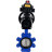 Затвор дисковый поворотный WBV1631E-2W-Fb-H Ду125 Ру16 LUG корпус - чугун QT450, диск - нержавеющая сталь 304, уплотнение - EPDM, с пневмоприводом PA-DA-105-1 и БКВ APL-410N EX в Алматы