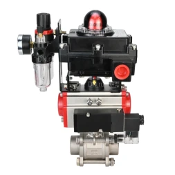 Кран шаровой BV3232P(3pc)-FP-W-ISO-H Ду100 Ру25 полнопроходной под приварку, корпус - нержавеющая сталь 316, уплотнение - PTFE, с пневмоприводом PA-DA-105, пневмораспределителем 4M310-08 24В NAMUR, БКВ APL-410N EX и БПВ AFC2000
