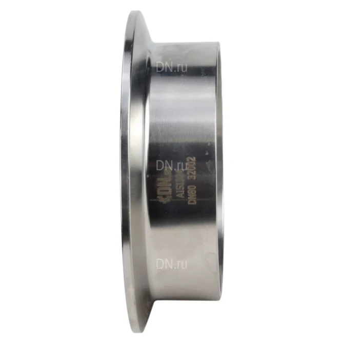 Штуцер CLAMP UC-31-W-119 Ду100 Ру10, корпус - нержавеющая сталь 304, присоединение - под приварку в Алматы