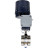 Затвор дисковый поворотный WBV3131E-2W-T-H Ду80 Ру10 резьбовой, корпус - пищевая нержавеющая сталь AISI 304, диск - нержавеющая сталь AISI 304, уплотнение - EPDM, с электроприводом четвертьоборотным QTSA-N-003EM-O0-220VAC с пружинным возвратом в Алматы
