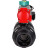 Кран шаровой BV4242E-FP-GRM-ISO Дн32 Ру10 полнопроходной, корпус - НПВХ, шар - НПВХ, уплотнение - EPDM, с пневмоприводом PA-DA-052, пневмораспределителем 4M310-08 DC24V и магнитным переключателем ALS200D в Алматы