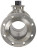 Кран шаровой BV3232P(2pc)-FP-F-ISO-H Ду150 Ру16, корпус - нержавеющая сталь 316, уплотнение - PTFE, полнопроходной фланцевый с ISO-фланцем и рукояткой, 27х27, F10/F12 в Алматы