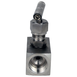 Клапан игольчатый VN3131M-T-Ht 1/2″ Ду15 Ру400 резьбовой, корпус - нержавеющая сталь 304, уплотнение - металл, с Т-образной рукояткой
