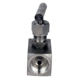 Клапан игольчатый VN3131M-T-Ht 1/2″ Ду15 Ру400 резьбовой, корпус - нержавеющая сталь 304, уплотнение - металл, с Т-образной рукояткой