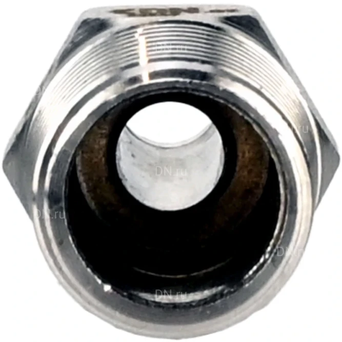 Штуцер елочка BF31-T-3/8-12 3/8″х12мм Ду10 Ру16 шланговый, корпус - нержавеющая сталь AISI 304 (CF8), присоединение - наружная резьба/штуцер в Алматы