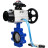 Затвор дисковый поворотный WBV1631E-2W-Fb-H Ду125 Ру16 LUG корпус - чугун QT450, диск - нержавеющая сталь 304, уплотнение - EPDM, с пневмоприводом PA-DA-105-1, пневмораспределителем 4V320-08 AC220V и БКВ APL-210N в Алматы