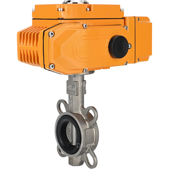 Затвор дисковый поворотный WBV3232E-2W-Fb-H Ду300 Ру16, корпус - нержавеющая сталь 316L, диск - нержавеющая сталь 316L, уплотнение - EPDM, с электроприводом QT-N-060EM-A1-220VAC-У1 (4-20мА) HARK в Алматы