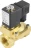 Клапан электромагнитный VS400-ET-NC-220VAC 1 1/4″ Ду32 Ру16, соленоидный двухходовой, корпус - латунь, уплотнение - EPDM, резьбовой, нормально-закрытый, пилотный, катушка - 220В в Алматы