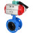 Затвор дисковый поворотный WBV1313E-2W-F-H Ду80 Ру16 фланцевый, корпус - чугун GGG40, диск - чугун GGG40, уплотнение - EPDM, с пневмоприводом PA-DA-105 и магнитным переключателем ALS200D в Алматы