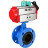 Затвор дисковый поворотный WBV1313E-2W-F-H Ду80 Ру16 фланцевый, корпус - чугун GGG40, диск - чугун GGG40, уплотнение - EPDM, с пневмоприводом PA-DA-105 и магнитным переключателем ALS200D в Алматы