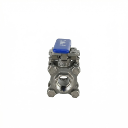 Кран шаровой BV3232P(3pc)-FP-T-ISO-H 1 1/2″ Ду40 Ру40 полнопроходной, нержавеющая сталь AISI 316, резьбовой, с ISO фланцем и рукояткой