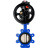 Затвор дисковый поворотный WBV1616N-2W-Fb-H Ду125 Ру16 LUG корпус - чугун QT450, диск - чугун QT450, уплотнение - NBR, с пневмоприводом PA-DA-105-1 и БКВ APL-510N EX в Алматы