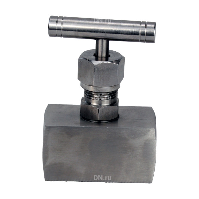 Клапан игольчатый VN3131M-T-Ht 1 1/4″ Ду32 Ру400 резьбовой, корпус - нержавеющая сталь 304, уплотнение - металл, с Т-образной рукояткой в Алматы