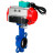 Затвор дисковый поворотный WBV1413E-2W-Fb-H Ду150 Ру16 корпус - чугун GGG50, диск - чугун GGG40, уплотнение - EPDM, с пневмоприводом PA-DA-105, пневмораспределителем 4M310-08 DC24V и магнитным переключателем ALS200D в Алматы