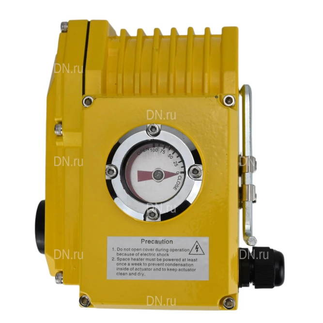 Кран шаровой BV3232P(2pc)-FP-T-ISO-H Ду10 Ру63 полнопроходной двухходовой, нержавеющая сталь 316, внутренняя резьба, уплотнение - PTFE, с электроприводом четвертьоборотным QT-N-005EM-O1-380VAC-У1 в Алматы