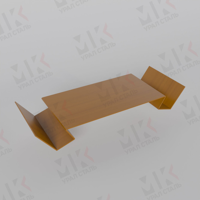 Планка угла внутреннего сложного 225х2000 мм 0,45 мм Print Premium Golden Wood в Алматы