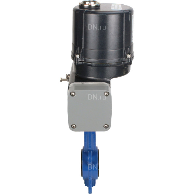 Затвор дисковый поворотный WBV1413E-2W-Fb-H Ду40 Ру16 корпус - чугун GGG50, диск - чугун GGG40, уплотнение - EPDM, 9х9, F05, с электроприводом четвертьоборотным QTSA-N-003EM-O0-220VAC с пружинным возвратом в Алматы