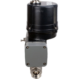 Кран шаровой BV3232P(2pc)-FP-T-ISO-H Ду15 Ру63 полнопроходной, резьбовой, внутренняя резьба, корпус - нержавеющая сталь 316, уплотнение - PTFE, с электроприводом четвертьоборотным QTSA-N-003EM-O0-220VAC с пружинным возвратом