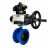 Затвор дисковый поворотный WBV1331E-2W-F-H Ду80 Ру16 фланцевый, корпус - чугун GGG40, диск - нержавеющая сталь 304, уплотнение - EPDM, с пневмоприводом PA-DA-105-1, 4M310-08 AC220V и APL-410N EX в Алматы