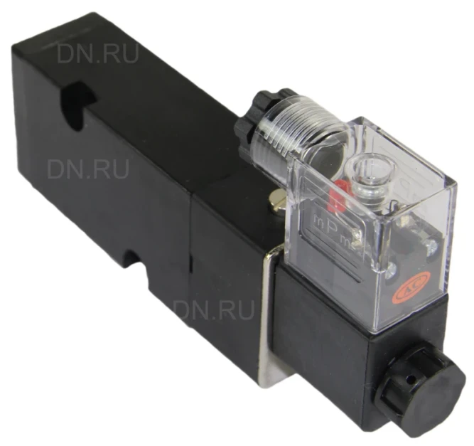 Пневмораспределитель 4M310-08 AC220V 1/4″ моностабильный, пятиканальный, для четвертьоборотных пневмоприводов (на корпус) в Алматы