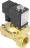 Клапан электромагнитный VS400-NT-NC-220VAC 3/4″ Ду20 Ру16, соленоидный двухходовой, корпус - латунь, уплотнение - NBR, резьбовой, нормально-закрытый, пилотный, катушка - 220В в Алматы
