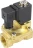 Клапан электромагнитный VS400-NT-NC-220VAC 3/4″ Ду20 Ру16, соленоидный двухходовой, корпус - латунь, уплотнение - NBR, резьбовой, нормально-закрытый, пилотный, катушка - 220В в Алматы