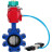 Затвор дисковый поворотный WBV1631N-2W-Fb-H Ду65 Ру16 LUG корпус - чугун QT450, диск - нержавеющая сталь 304, уплотнение - NBR, с пневмоприводом PA-DA-065, пневмораспределителем 4V320-08 AC220V и магнитным переключателем ALS200D в Алматы