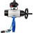 Затвор дисковый поворотный WBV1616N-2W-Fb-H Ду125 Ру16 LUG корпус - чугун QT450, диск - чугун QT450, уплотнение - NBR, с пневмоприводом PA-DA-105-1, пневмораспределителем 4V320-10 AC220V и БКВ APL-410N EX в Алматы