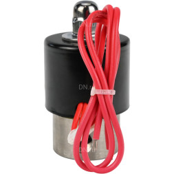 Клапан электромагнитный VS131-ET-NC-220VAC 1/8″ Ду6 Ру10, соленоидный двухходовой, корпус - нержавеющая сталь 304, уплотнение - EPDM, резьбовой, нормально-закрытый, прямого действия, катушка - 220В
