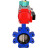 Затвор дисковый поворотный WBV1616E-2W-Fb-H Ду125 Ру16 LUG корпус - чугун QT450, диск - чугун QT450, уплотнение - EPDM, с пневмоприводом PA-DA-105, пневмораспределителем 4M310-08 DC24V и магнитным переключателем ALS200D в Алматы