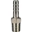 Штуцер елочка BF31-T-3/4-12 3/4″х12мм Ду20 Ру16 шланговый, корпус - нержавеющая сталь AISI 304 (CF8), присоединение - наружная резьба/штуцер в Алматы