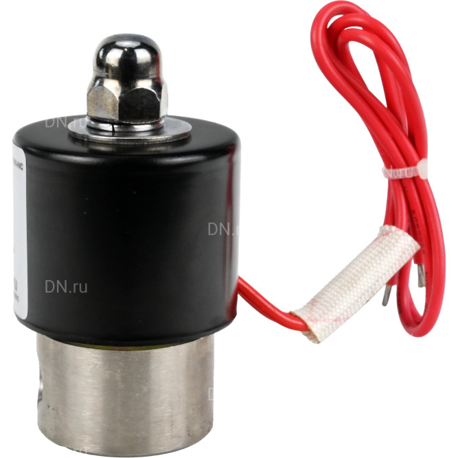 Клапан электромагнитный VS131-ET-NC-220VAC 1/4″ Ду8 Ру10, соленоидный двухходовой, корпус - нержавеющая сталь 304, уплотнение - EPDM, резьбовой, нормально-закрытый, прямого действия, катушка - 220В в Алматы