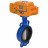 Затвор дисковый поворотный WBV1413E-2W-Fb-H Ду250 Ру16, корпус - чугун GGG50, диск - чугун GGG40, уплотнение - EPDM, с электроприводом QT-N-040EM-B1-220VAC-У1 220В (0-10В) HARK в Алматы
