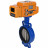 Затвор дисковый поворотный WBV1413E-2W-Fb-H Ду250 Ру16, корпус - чугун GGG50, диск - чугун GGG40, уплотнение - EPDM, с электроприводом QT-N-040EM-B1-220VAC-У1 220В (0-10В) HARK в Алматы