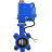 Затвор дисковый поворотный WBV1631N-2W-Fb-H Ду50 Ру16 LUG межфланцевый, корпус - чугун QT450, диск - нержавеющая сталь AISI 304, уплотнение - NBR, с электроприводом QT-N-003EM-O1-12VDC-У1 blue 12В в Алматы