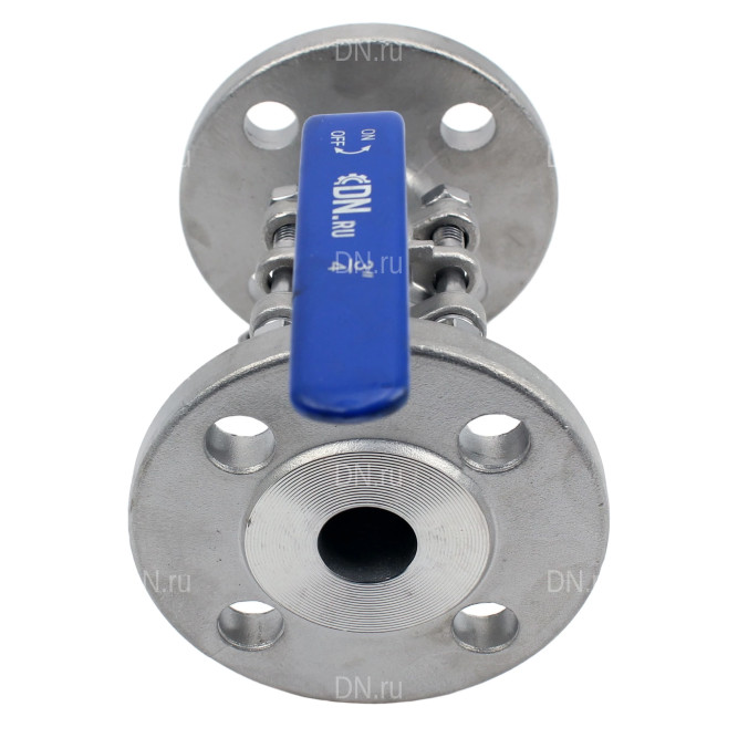 Кран шаровой BV3131P(3pc)-FP-F-H Ду80 Ру25, полнопроходной, трехсоставной, сталь 304, уплотнение - PTFE, фланцевый с рукояткой в Алматы