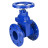 Задвижка клиновая 30ч39р (аналог МЗВ) GVWN1414E-2W-F-S blue Ду50 Ру10/16 фланцевая, корпус - чугун GGG50, уплотнение - EPDM, со штурвалом и невыдвижным штоком, цвет - синий в Алматы