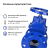 Задвижка клиновая 30ч39р (аналог МЗВ) GVWN1414E-2W-F-S blue Ду50 Ру10/16 фланцевая, корпус - чугун GGG50, уплотнение - EPDM, со штурвалом и невыдвижным штоком, цвет - синий в Алматы