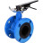 Затвор дисковый поворотный WBV1313E-2W-F-H Ду65 Ру16 фланцевый, корпус - чугун GGG40, диск - чугун GGG40, уплотнение - EPDM, с рукояткой, с ISO-фланцем F05, квадрат штока 9х9 в Алматы