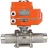 Кран шаровой BV3131P(3pc)-FP-W-ISO-H LONG Ду125 Ру16 полнопроходной, под приварку, корпус - нержавеющая сталь SS304, уплотнение - PTFE, с 1/4-оборотным электроприводом QT-N-030EM-O1-220VAC-У1 220В HARK в Алматы
