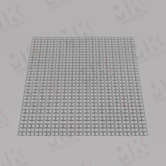 Сетка рифленая квадратная нержавеющая 5х2 мм ТУ 1276-002-38279335-2013 в Алматы