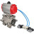 Кран шаровой BV3232P(3pc)-FP-SW-ISO-H Ду100 Ру63 полнопроходной, корпус - нержавеющая сталь SS316, под приварку, с пневмоприводом PA-DA-105, пневмораспределителем 4V320-08 AC220V в Алматы