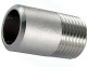 Ниппель Н-304-W-НР 3/4″ Ду20 Ру20, корпус - нержавеющая сталь AISI 304, присоединение - под приварку/наружная резьба, тип резьбы - BSPT