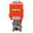 Кран шаровой BV3232P(3pc)-FP-W-ISO-H Ду15 Ру63 полнопроходной двухходовой, нержавеющая сталь SS316, под приварку, уплотнение - PTFE, с 1/4-оборотным электроприводом QT-N-003EM-O1-220VAC-У1 MINI в Алматы