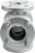 Стекло смотровое SG2-34G-F тип В ГОСТ 21836-2021 Ду20 Ру40, углеродистая сталь, фланцевое в Алматы