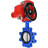 Затвор дисковый поворотный WBV1616E-2W-Fb-H Ду125 Ру16 LUG межфланцевый, корпус - чугун QT450, диск - чугун QT450, уплотнение - EPDM, с электроприводом QT-EX-015M-O2-220VAC-У1 с моментной муфтой и штурвалом в Алматы