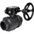 Кран шаровой BV4242E-FP-GRM-ISO Дн100 Ру10 полнопроходной, корпус - НПВХ, шар - НПВХ, уплотнение - EPDM, с редуктором RDN RQN3-150Z-T24 в Алматы