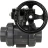 Кран шаровой BV4242E-FP-GRM-ISO Дн100 Ру10 полнопроходной, корпус - НПВХ, шар - НПВХ, уплотнение - EPDM, с редуктором RDN RQN3-150Z-T24 в Алматы